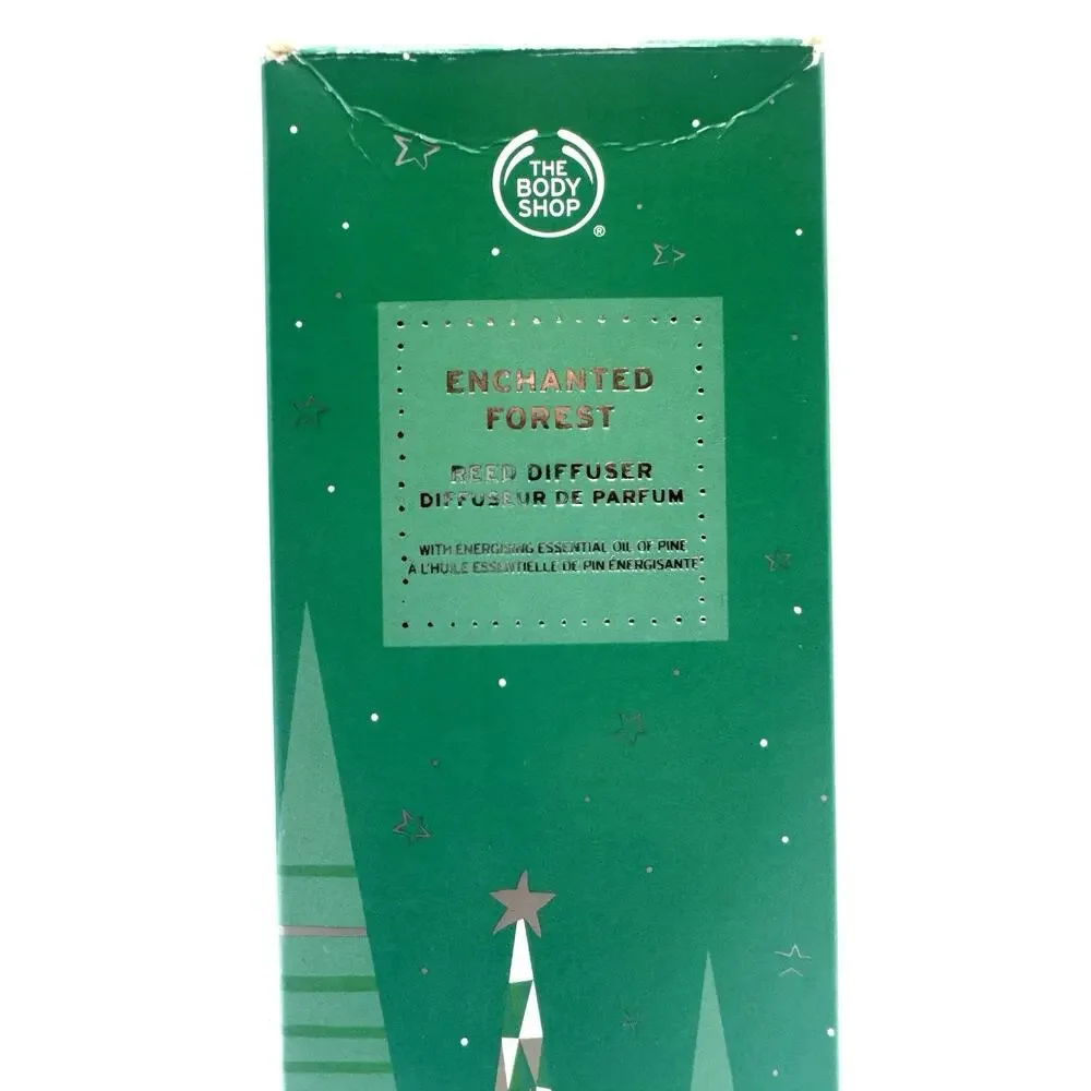 The Body Shop Enchanted Forest Reed Diffuser Fir Pine Trees Essential Oil 4.2 oz